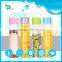 Brief and Fashion Style High Transparent Glass Water Bottle Borosilicate Made Candy Color