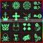 glow in the dark tattoo with high quality
