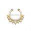 American&European style fake nose ring non piercing nose ring diamond nose ring