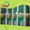 Guangzhou factory brushed golden label sticker self-adhesive label stickers