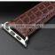 Jranter genuine crocodile aliigator leather watch for apple band strap for apple watch 42mm
