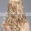 Blonde long full lace wig, curly synthetic hair wigs wholesale suppliers