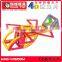 3D magnetic puzzle games with building blocks