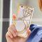 New Style Fashion Stars luxury Diamonds Plating Diamond Frame Cover Case For iPhone 5/5C/5S/6/6S/6 Plus