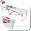 Wooden MDF Panel Aluminum Table Frame Red Cup Pong Portable Foldable Beer Pong Beirut Game Table - 8 Feet