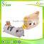 Wholesale cheap price cute double layer plush cosmetic Stationery Pencil Bag