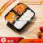 why choose black 3 compartment lunch box food container