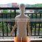 Factory Low Price Sale Fiberglass OR Fabric Wrapped Fabric Torso Kids Mannequin With Wood Arm
