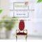 King Throne Hight back Stainless steel Banquet chairs with fabric