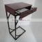 New Design metal folding coffee table with drawers Sofa Side Table