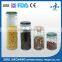 650ml-1800ml clear embossed glass mason canning jar with flip sealed lid