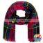 Oversize Ladies Clothes Top Plaid Patterns Shawl Wrap Scarfs Pashmina Cashmere