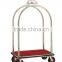 Guangzhou Hotel stainless steel bellman luggage trolley BY-390