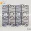 Interior decoration cheap art screen classical design metal folding screen