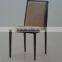 cheap price stacking conference chair, steel dining chairs fabric , F219
