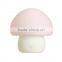 Romantic Dim Mood Lamp,Multicolor LED Baby Night Light, Portable Silicone Cute Mushroom Nursery Night Lamp