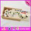 2016 hot sale funny children wooden domino toy W15A063