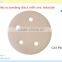 Silicon carbide sanding discs with zinc stearate