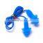 Highest Quality Swimming Soft Silicone Ear Plugs With PU String