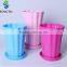 fancy tall & deep plastic flower pot