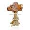 Roots Bar chair teak swivel