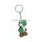 Custom Promotion Keyring 3D Pvc Keychain, Soft PVC Custom Keychain