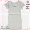 Manufacturer women new t-shirt 2016 ladies high quality gray cotton t-shirt casual sport new pattern t-shirt