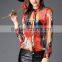 autumn new style popular women 100% real silk shirt