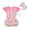 Wholesale Baby Top with suspender shorts set Cute Girl Clothes Set