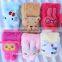Coral cashmere scarves Cartoon animal head baby infant children's winter scarves wholesale fashionable scarf