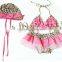 Fashion little girl's bikini with hat wholesale
