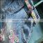 Summer wholesale cheap shorts jean pants flower belt girl jean fashion model blue jean