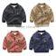 S33423W 2017 Boy Cotton Hoody Jacket Boys' Embroidery Baseball Jacket