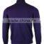 ISO9001/BSCI Manufature purple zipper mens blank wool sweater