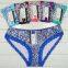 2015 New lace trim cotton bikini panties leopard lady brief Underpants women underwear girl hipster hot lingerie intimate