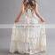 Wholesale girls ruffle fashion lace dress princess dress evening party dress