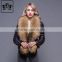 2017 Winter Duck Down Jacket with Raccoon Fur Hooded For Women