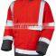Men's 100% Polyester 300D Oxford 3m Reflective Safety Red Jacket