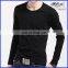 Peijiaxin Casual Style Long Sleeve O-neck Cotton Mens Plain OEM Tshirt