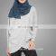 Muslim Kurtis Tunic Women Tops Indian Kurta Tops Photo Knitted Cotton Fabric Round Neck Tops