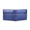 Blue color / Custom Top grain leather men wallet 2017, men wallet genuine leather