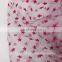 2015 new designs flocking sheer organza curtain fabric