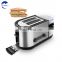 New design patent design Wide slot Cool touch 2 Slice Grilled Cheese Toaster