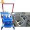 Manual concrete hollow block making machine