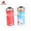 CMYK print clearly empty paint aerosol cans