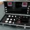 With 4 Butterfly Locks Case Rolling Road Case Color Silver /black / Red 