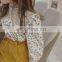 Children's floral doll shirt autumn girl long-sleeved lace collar shirt
