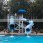 Swimming Pool Closed Flume Fiberglass Drop Slide Aqua Park Slides