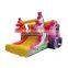 Unicorn Themed Inflatable Princess Castle Bouncy Jumping Bouncer For Kids