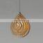 Nordic wood wooden pendant lighting good quality wholesale  E27 pendant lamp wood lamps from China suppliers